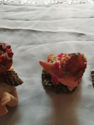 Set 3 Angioletti Resina Decorazione