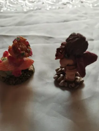 Set 3 Angioletti Resina Decorazione