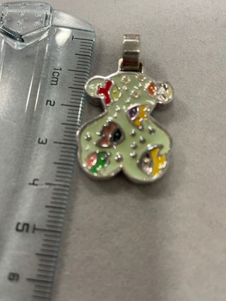 Colgante Oso Tous Verde Multicolor