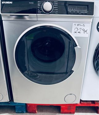 218.Lavadora Hyundai Inox 8 Kilos Nueva Tara