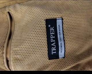 Camisa de piel beige