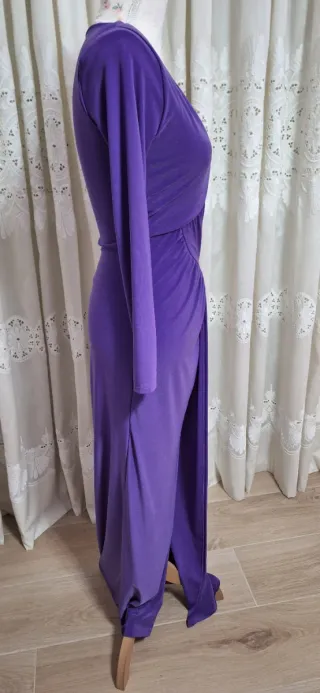 Vestido largo morado