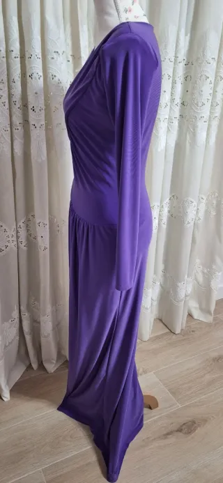 Vestido largo morado