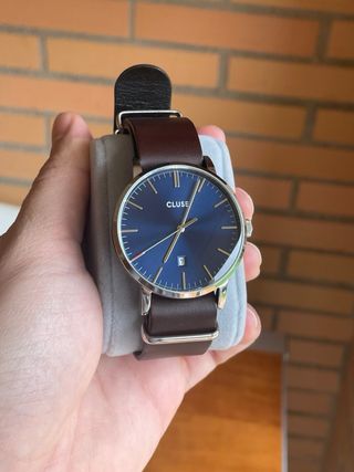 Reloj Cluse Azul y Marrón