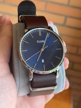 Reloj Cluse Azul y Marrón