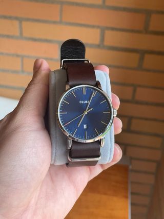 Reloj Cluse Azul y Marrón