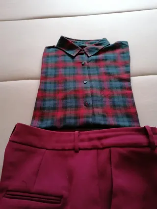 Camicia Zara Donna Taglia XL Flanella