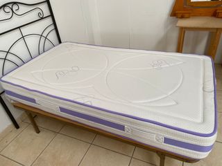 Colchón Visco y Muelles Somier Regalo 105x182