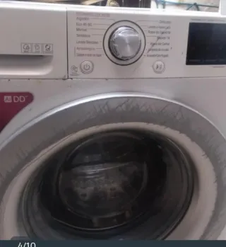 Lavadora LG Carga Frontal Blanca