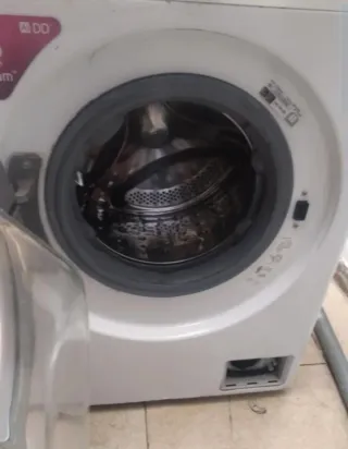 Lavadora LG Carga Frontal Blanca