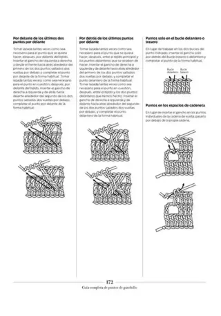 Guía completa de puntos de ganchillo: 200 patro...