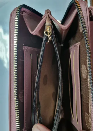 Bolso monedero móvil Forever Carrken rosa