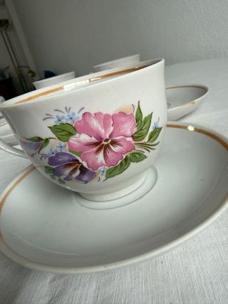 5 Tazas de desayuno Vintage