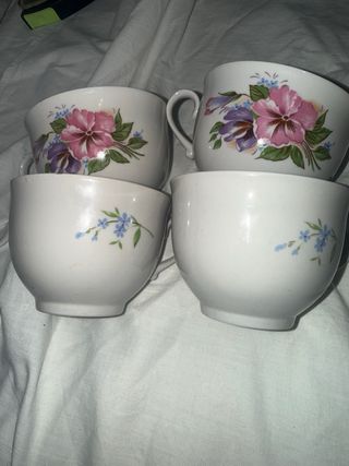 5 Tazas de desayuno Vintage