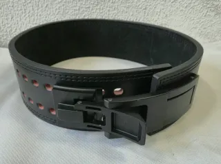 Cinturón Levantamiento Pesas Ajustable Negro