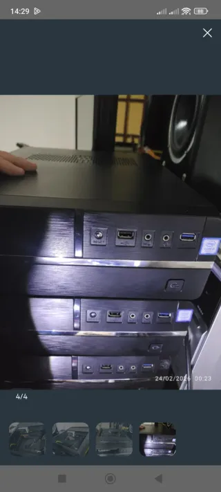 Caja PC  + Fuente Alimentación SFX 500W