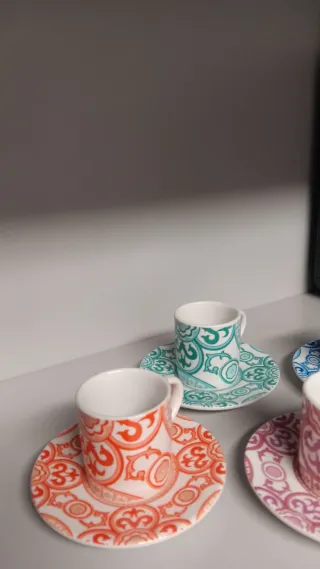 Set 4 Tazzine Caffè Bialetti Sunset Infinity