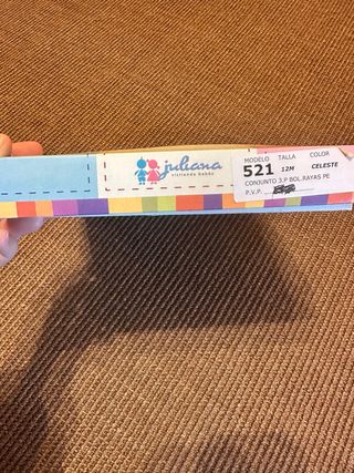 Conjunto bebé 12 meses azul