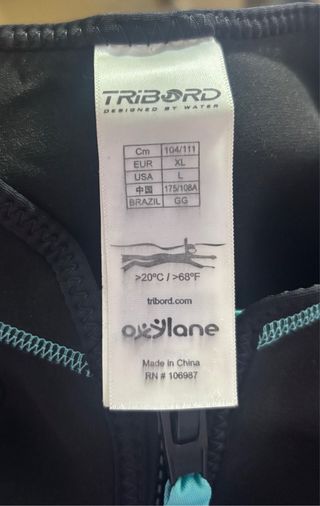 Neopreno Tribord Corto Talla XL