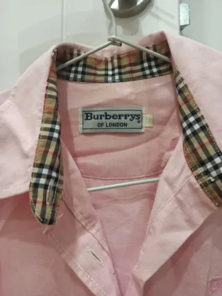 Camisa Burberry Talla S Rosa