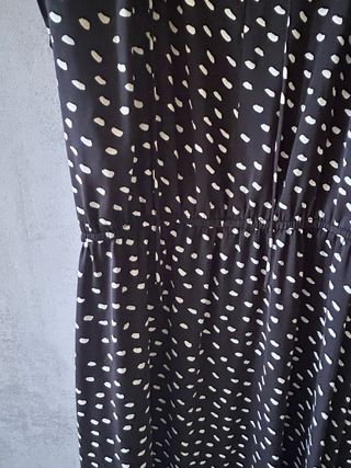 Vestito H&M nero con pois bianchi
