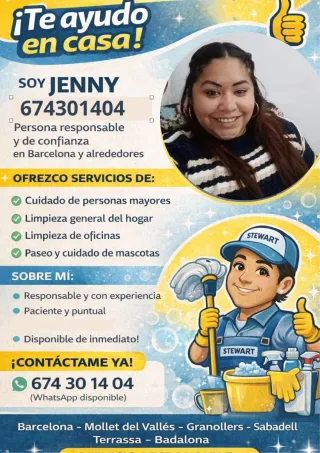 Ofrezco servicios de limpieza para casas y pisos