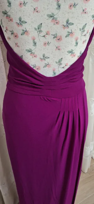 Vestido largo morado