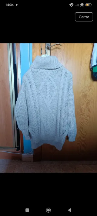 Jersey de mujer gris talla M