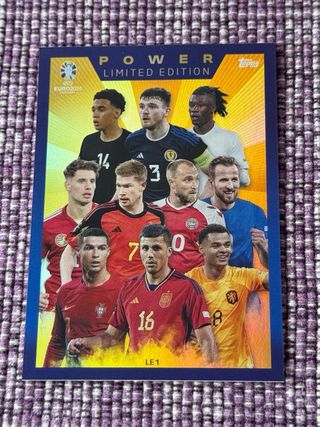 Lote 3 cartas Eurocopa 2024 Topps
