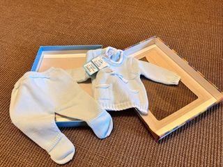 Conjunto bebé 2 piezas azul Talla 0