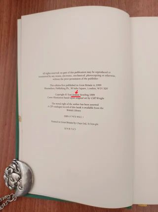 Set Harry Potter 1a ediciones Bloomsbury "Joanne"