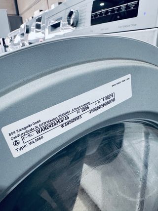 220.Lavadora Bosch 7 kilos Ecosilence Nueva Tara