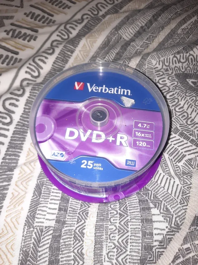 Pack 25 DVD+R Verbatim 4.7GB 16x
