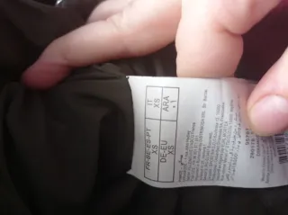 Chaqueta de plumas verde militar