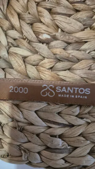 Cinturón piel azul eléctrico hebilla dorada