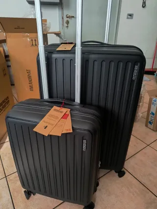 Set 2 Valigie American Tourister Nere