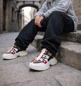 Zapatillas multicolor estilo streetwear T-40