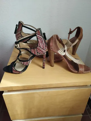 Lote 2 Zapatos Zara Talla 38