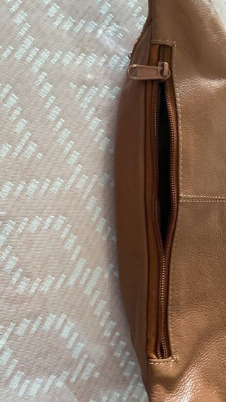 Riñonera Piel Bufalo Hombre Marrón