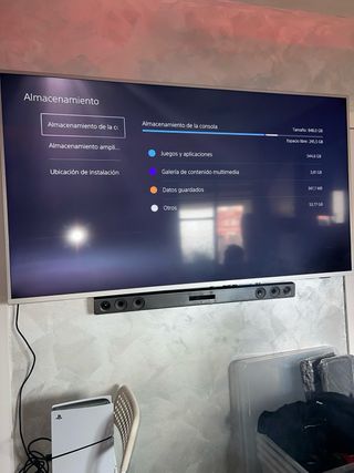 Consola Sony PS5 Blanca con dos mandos y sus cable