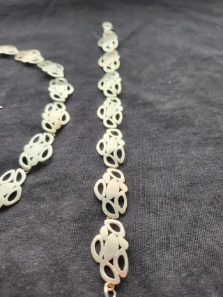 Conjunto Plata 925 Collar y Pulsera