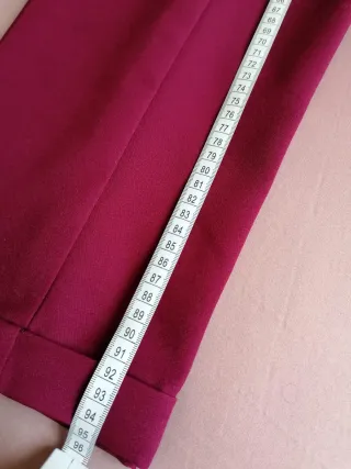 Pantaloni eleganti bordeaux Conbipel taglia 46
