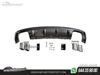 DIFUSOR TRASERO AUDI A3 8V SPORTBACK LOOK S3