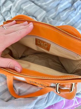 Bolso Dolce & Gabbana Beige y Naranja Vintage