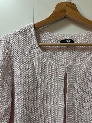 Cardigan rosa cipria