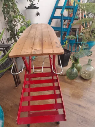 Tabla de planchar vintage plegable