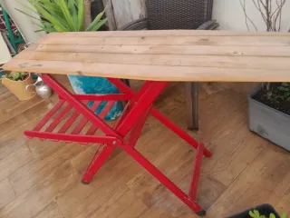 Tabla de planchar vintage plegable