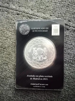 Moneda Plata Cibeles Colón beowulf