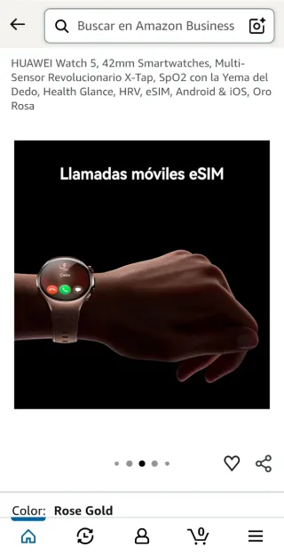 Huawei Watch 5 Oro Rosado