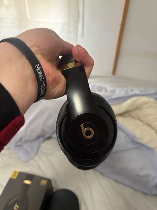 Cascos Beats Studio 3 Negro/Dorado + Funda + Caja